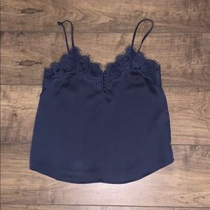 ABERCROMBIE & FITCH LACE-TRIM CAMI